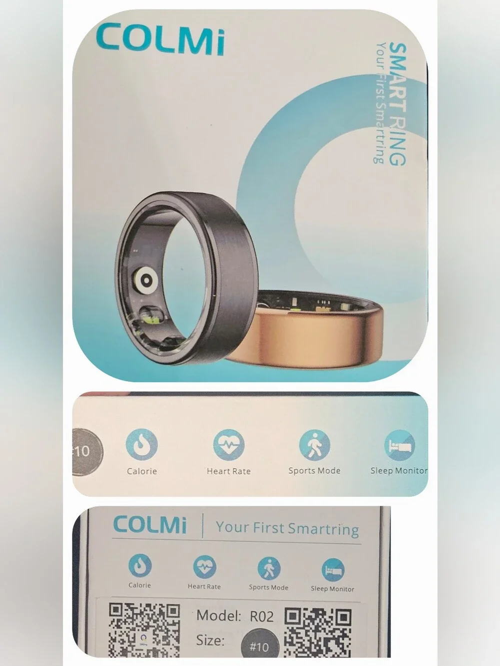 Smart Ring - Black  Smartwear Ring